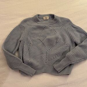 Wilfred Cropped Cable Knit Wool Sweater